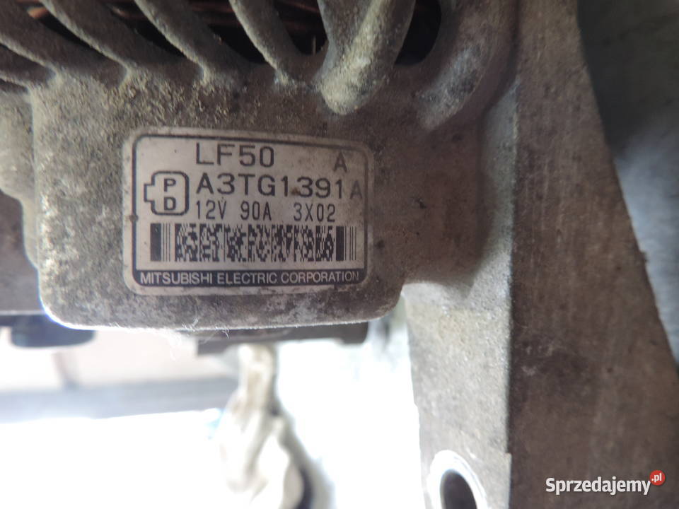 MAZDA 3 BK 20 16V ALTERNATOR A3TG1391A Układ elektryczny silnika