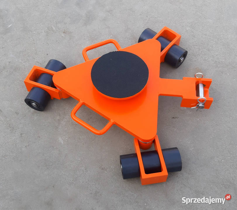 Wózek skrętny 8ks 9 ton do transportu maszyn Lubanie