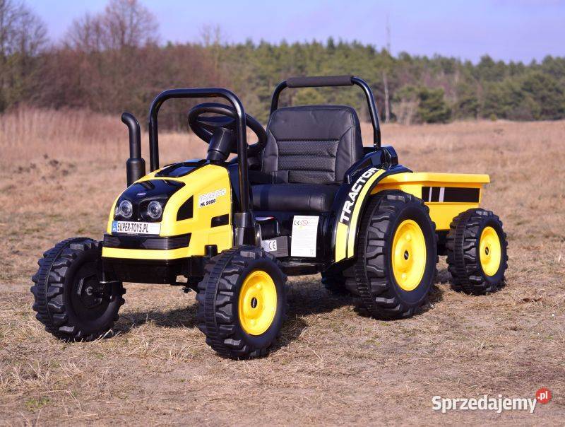 Autko MEGA TRAKTOR Z PRZYCZEPĄ na akumulator Myszków