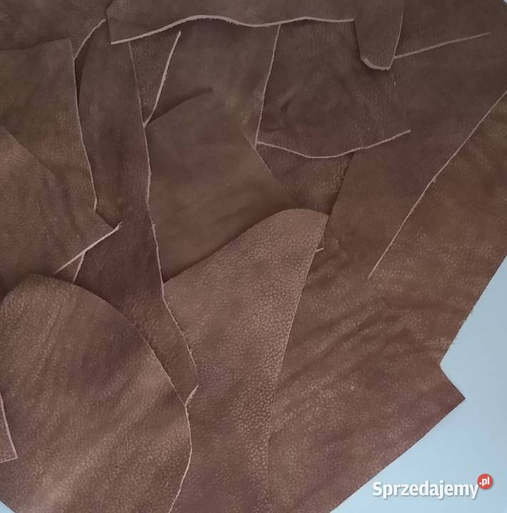 Skóra 485 g Naturalna Włoska Brązowy Postarzana Rękodzieło pomorskie Gdańsk