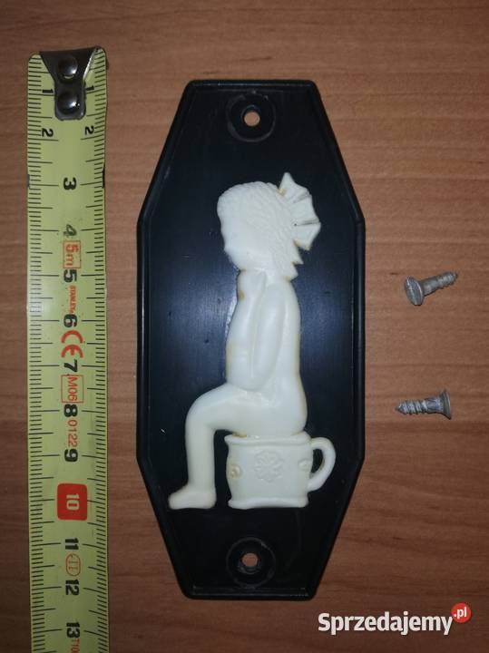 Zawieszka do WC Retro Vintage lata 70te XX Warszawa