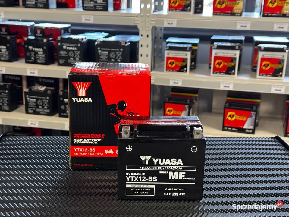 Akumulator YTX12BS 12V 105Ah YUASA podkarpackie Jasło