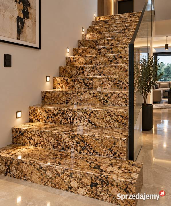 Blaty schody parapety granit GOLDEN IMPERIAL 2cm Macierzysz sprzedam