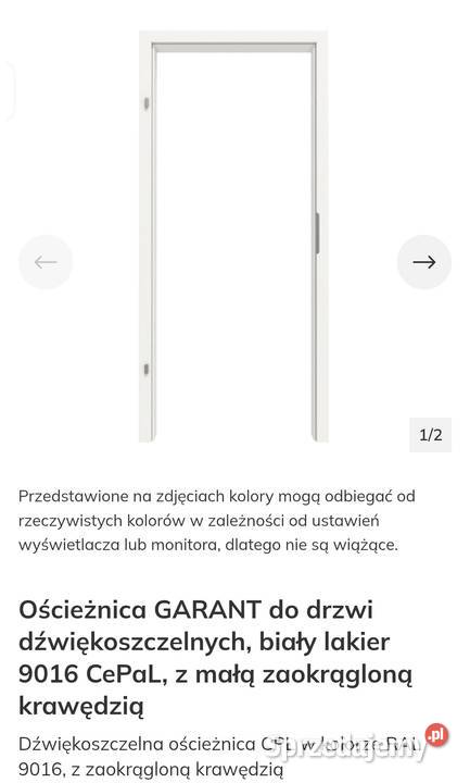 Ościeżnica GARANT do drzwi dźwiękoszczelnych Kraków sprzedam