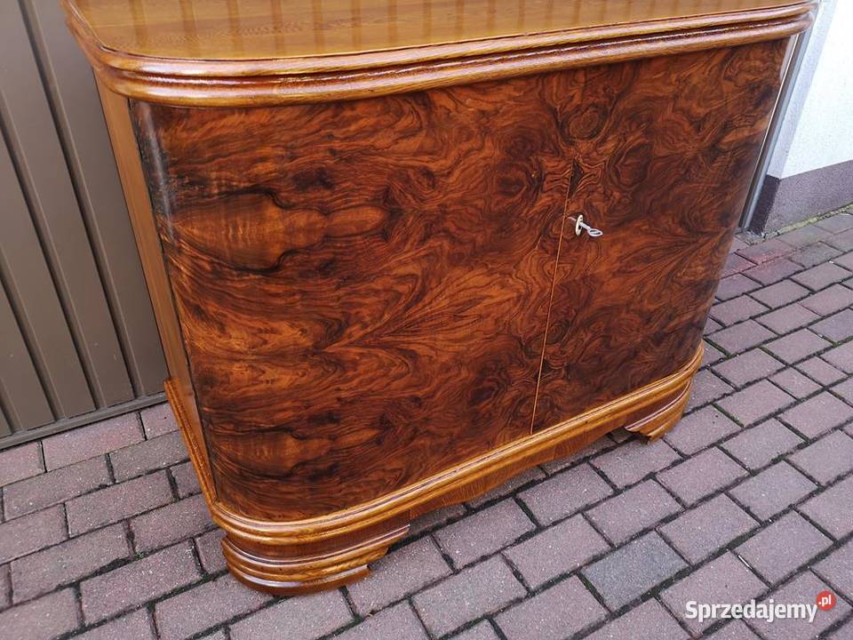 Komoda ARTDECO OrzechDąb Zgrabna Stara Antyk Swarzędz