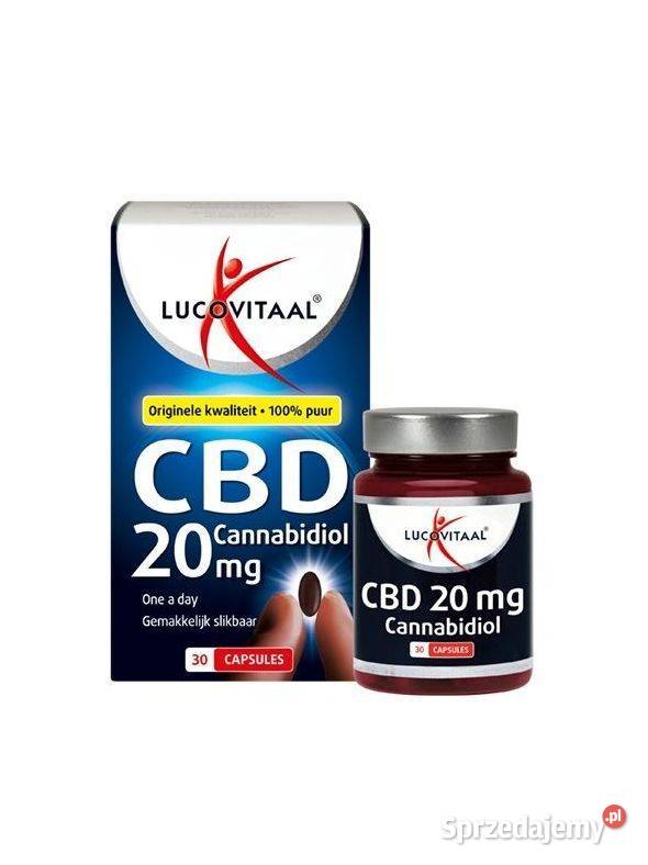 Lucovitaal Olej konopny CBD 20mg 30 kapsułek Łódź