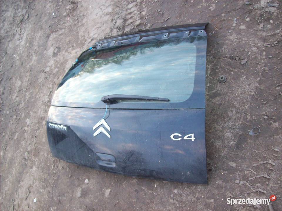 Citroen C4 Tylna klapa z szyba części blacharskie
