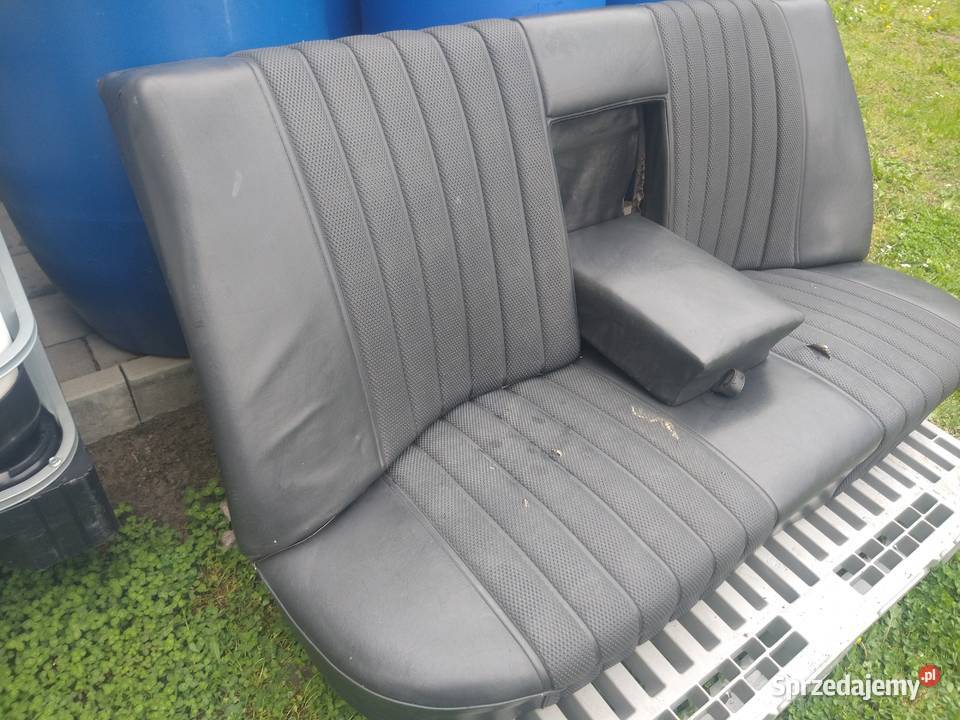 Kanapa Czarna Mercedes W108 108 924 01 16 Fotele i kanapy Motoryzacja małopolskie Skawina