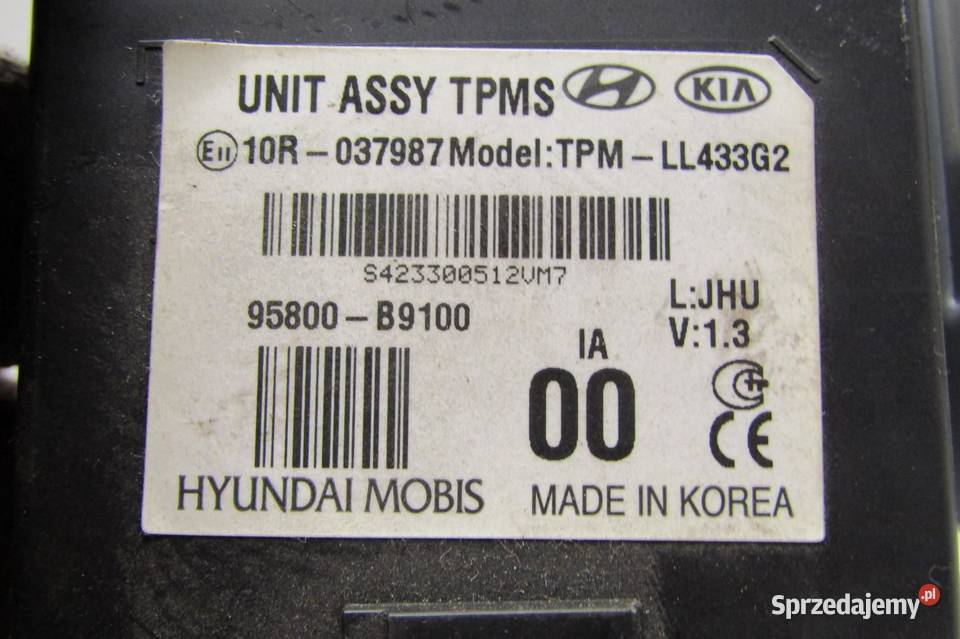 MODUŁ STEROWNIK SENSOR HYUNDAI i10 II 95800B9100