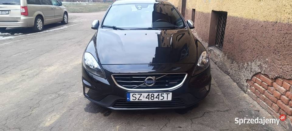 Volvo V40 20 Rdesign 190235 Skóra Full czarny Gliwice sprzedam