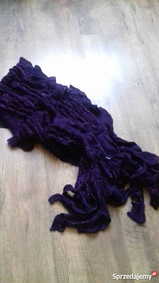 Szalik fioletowy Iława sprzedam