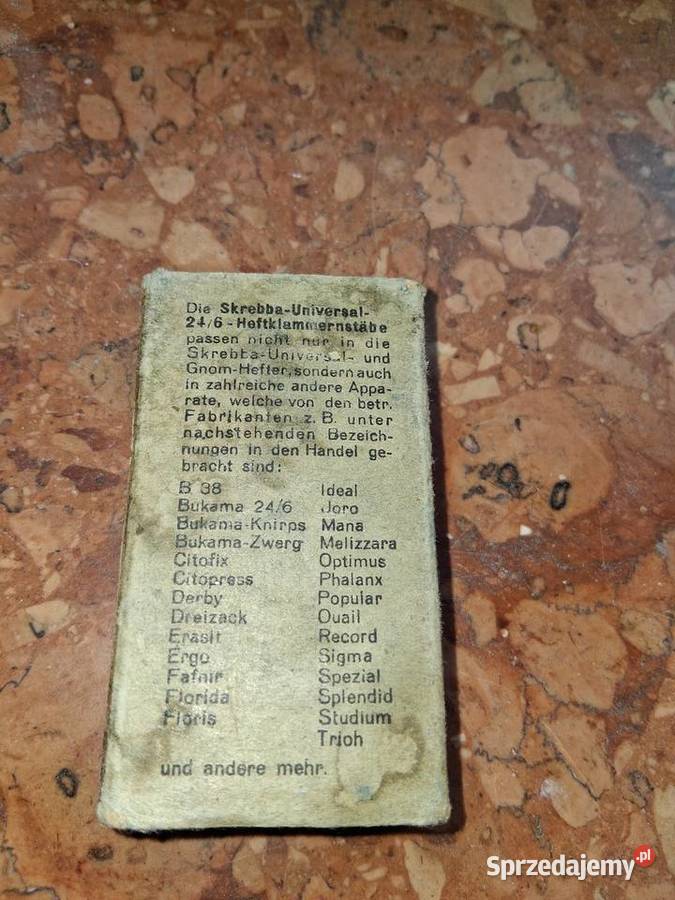 Zszywacze Staples Skrebba Universal z lat 40 Poznań sprzedam