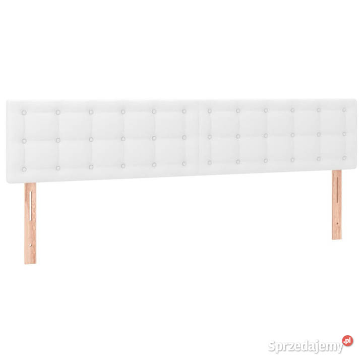 Zagłówek do łóżka z LED biały 180x5x7888 Warszawa