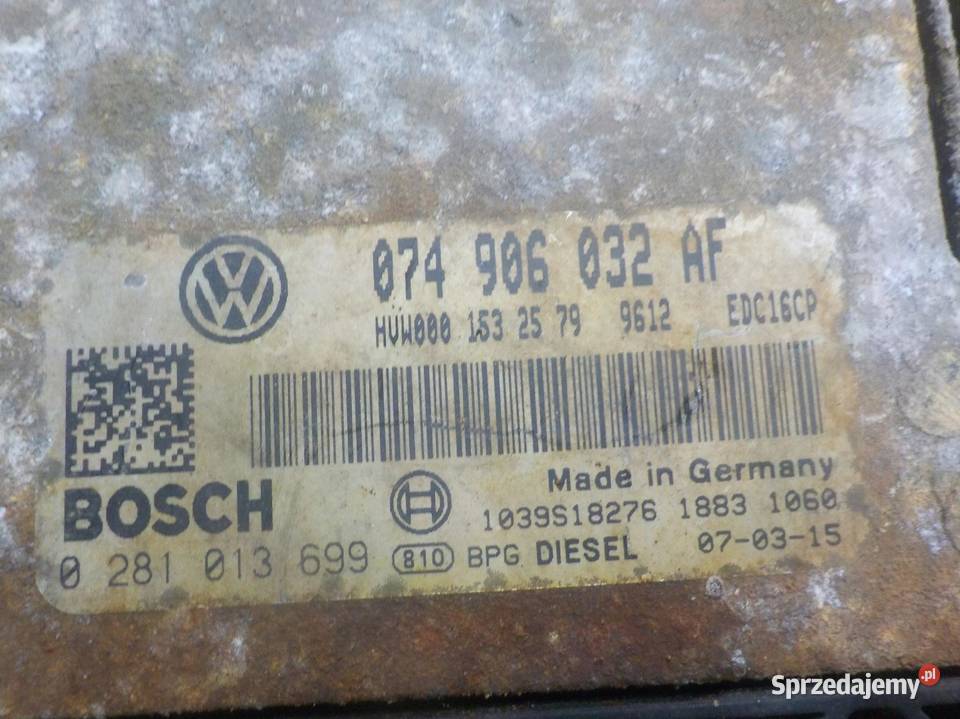 VW CRAFTER I 25 TDI 06r sterownik komputer Suków