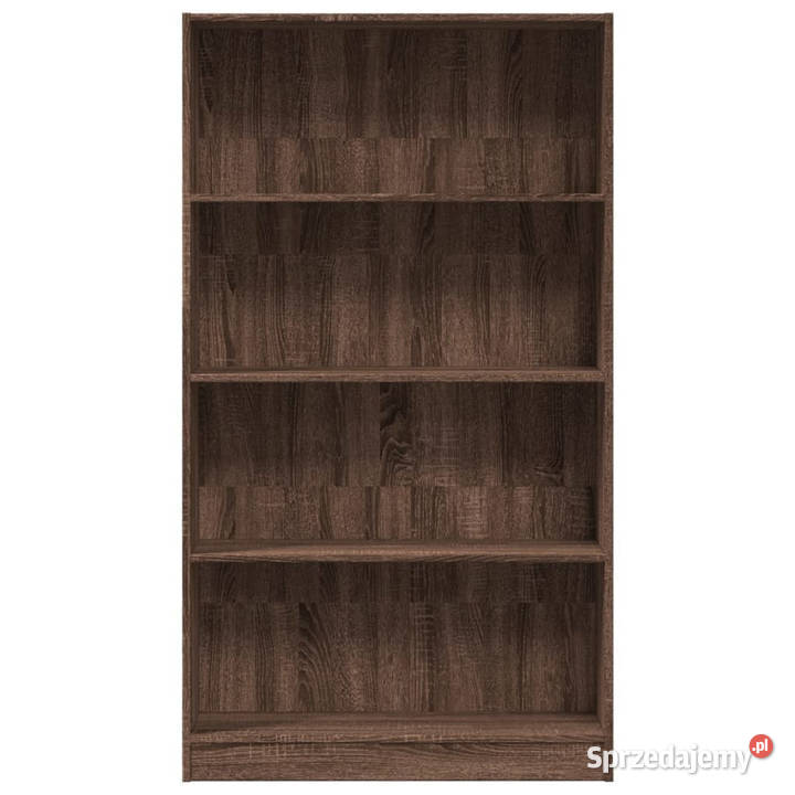 Regał brązowy dąb 80x24x143 materiał sprzedam