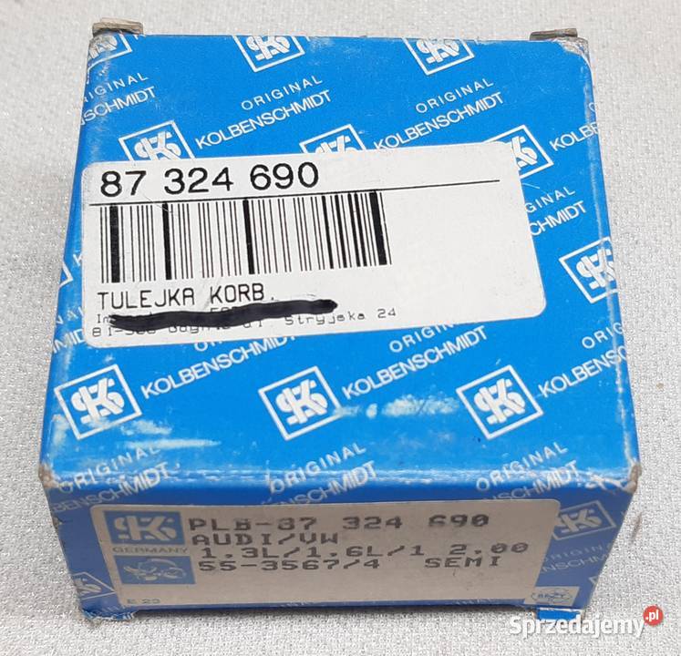 TULEJA KORBOWODU VW AUDI SEAT 1318 19812002 osobowe dolnośląskie Mielęcin sprzedam