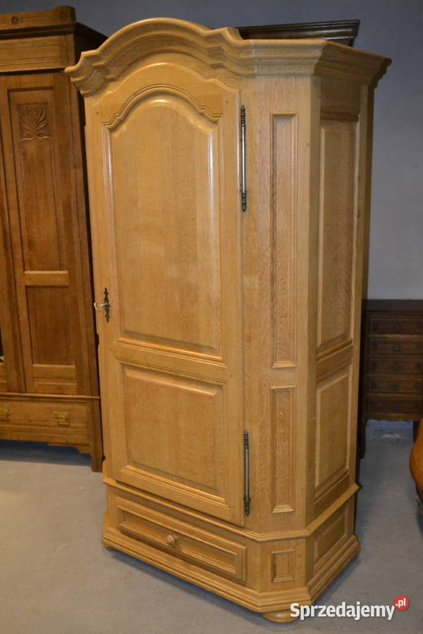 szafa stylowa lity dąb jasna