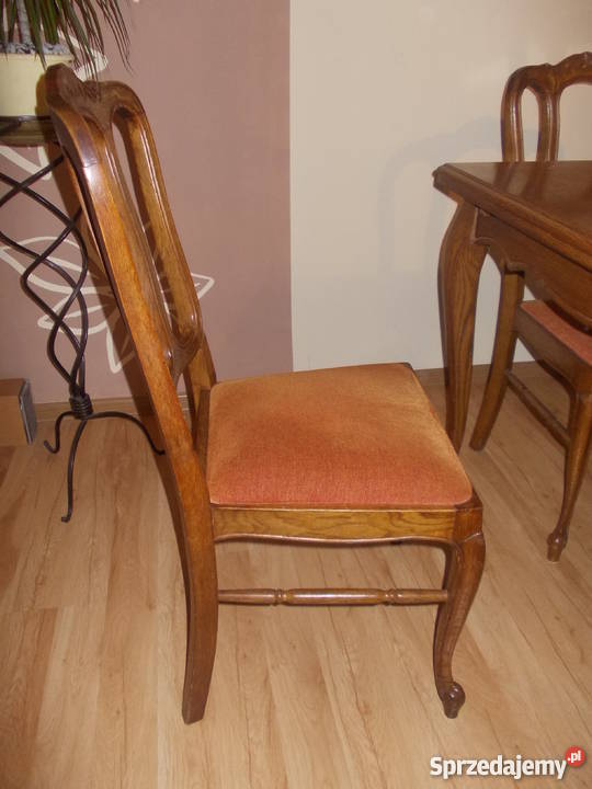 SPRZEDAM STÓŁ Z KRZESŁAMI LUDWIK XVI Antyki Rypin