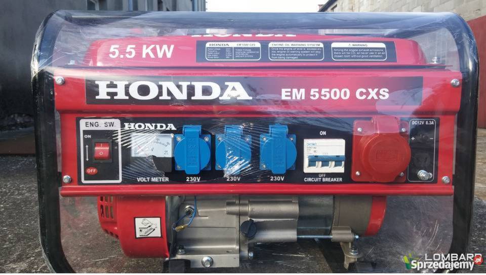 HONDA EM 5500 CXS agregat prądotwórczy 5,5kW NOWY