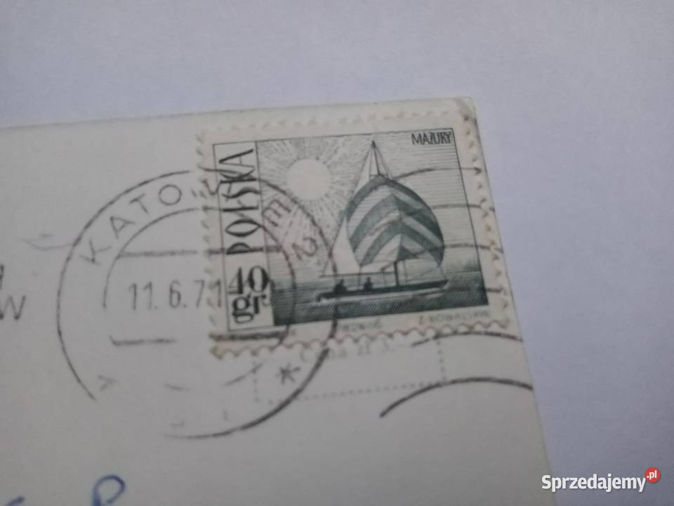 Pocztówka z 1971r Katowice zapisana śląskie Dąbrowa Górnicza sprzedam