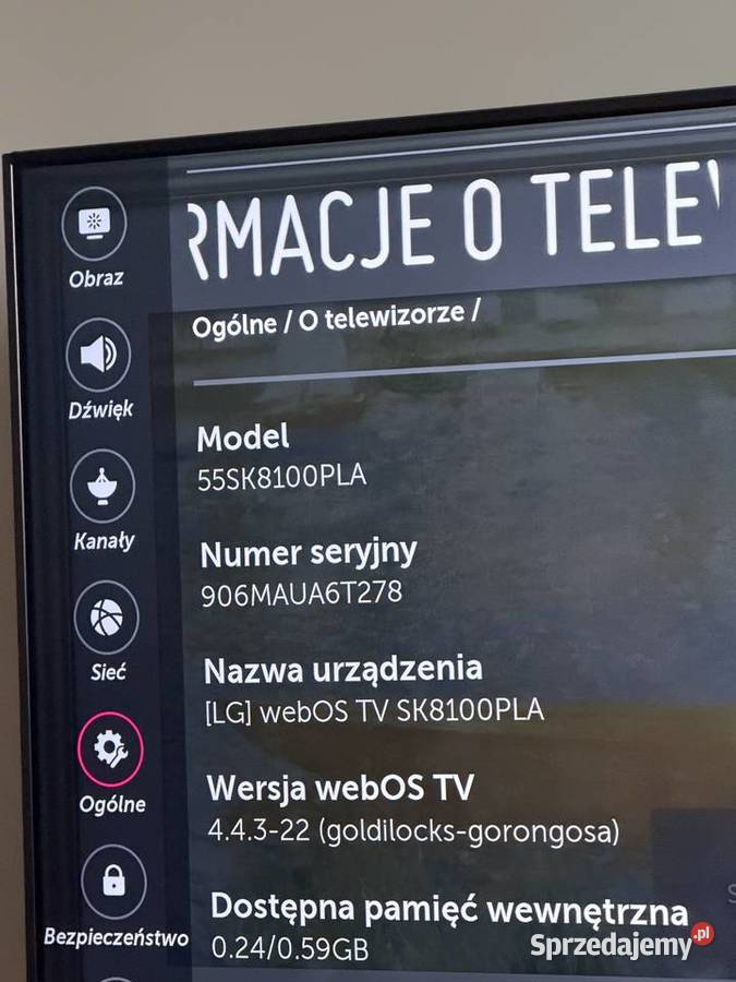 Telewizor LG 55 4K ultra HD 100 hz Milicz