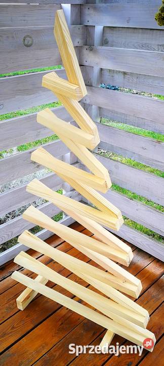 Świąteczna choinka drewniana dekoracja ozdoba Dekoracje i ozdoby Radków