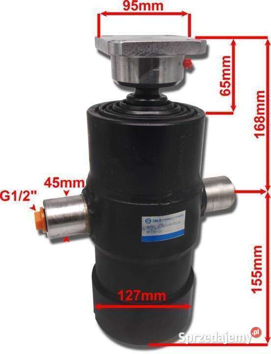 Siłownik Hydr Teleskopowy ST5 SKOK 875mm Kołyska Solec Kujawski
