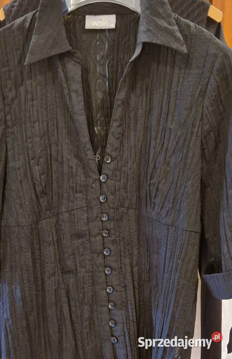 Damska letnia BLUZKA Wallis czarna rozpinana Rozmiar 42(XL) Moda i Styl Lublin