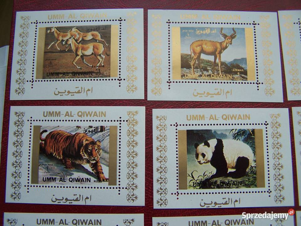 Umm Al Quiwain ZEA MNH 1972 Dzikie Zwierzęta Filatelistyka