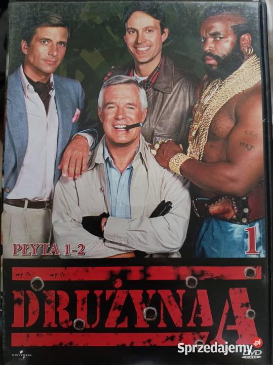 Sprzedam płyty z serialem Drużyna A Strzegom sprzedam
