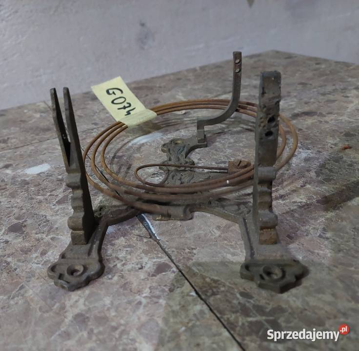 G074 Gong sanki wieszak mocowanie mechanizmu Antyki pomorskie Tczew sprzedam