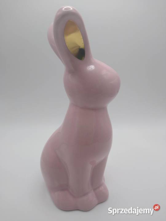 Zajączek Pudrowy Róż Ceramika Pozostałe pomorskie Gdańsk
