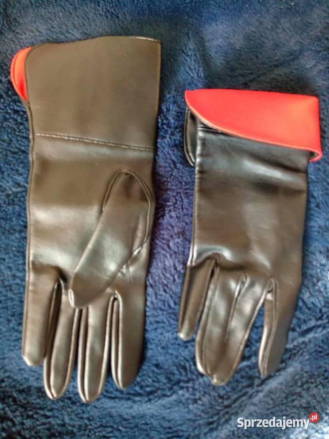Rękawiczki damskie skórzane PRL Warszawa