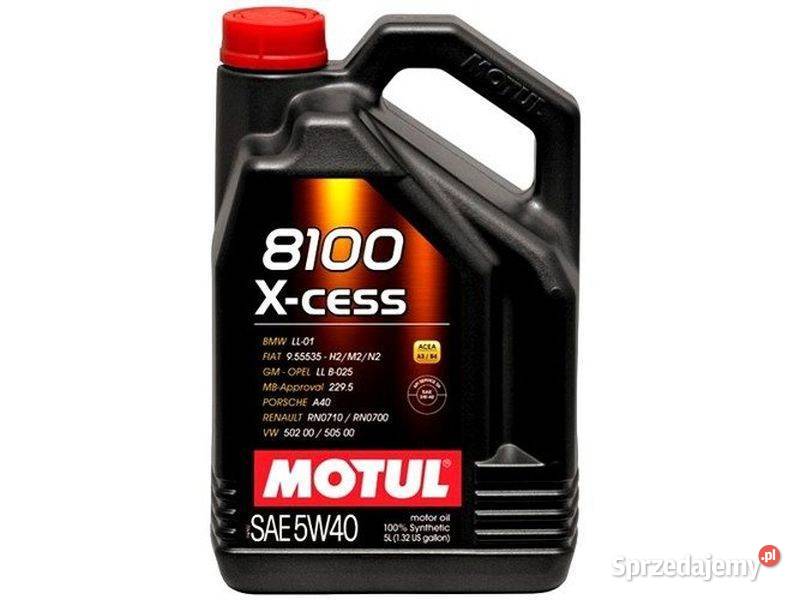 Olej Motul Xcess 5W40 5L Sosnowiec sprzedam