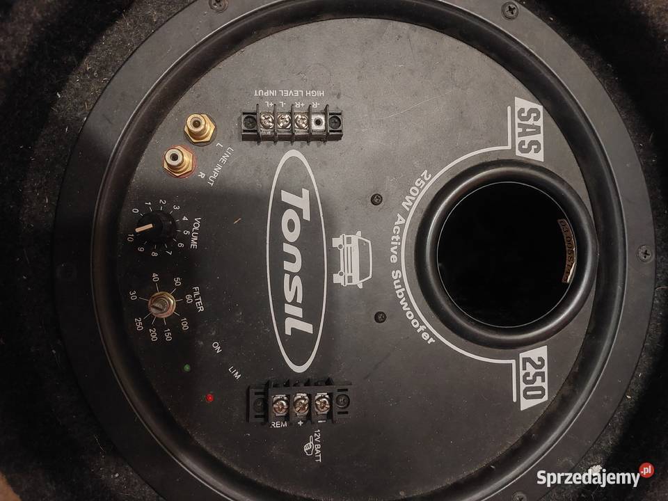 Tuba aktywna Subwoofer Tonsil 250 W stan pomorskie Kartuzy
