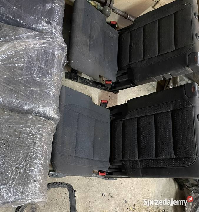 Vw Touran I Fotele przód tył komplet 7os Części samochodowe