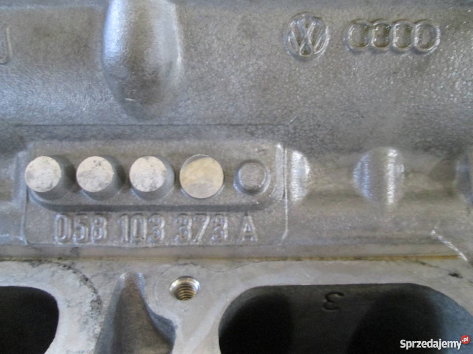 GŁOWICA Silnika 18T 20 V 058103373 A AUDI A4 B6 Brzostek