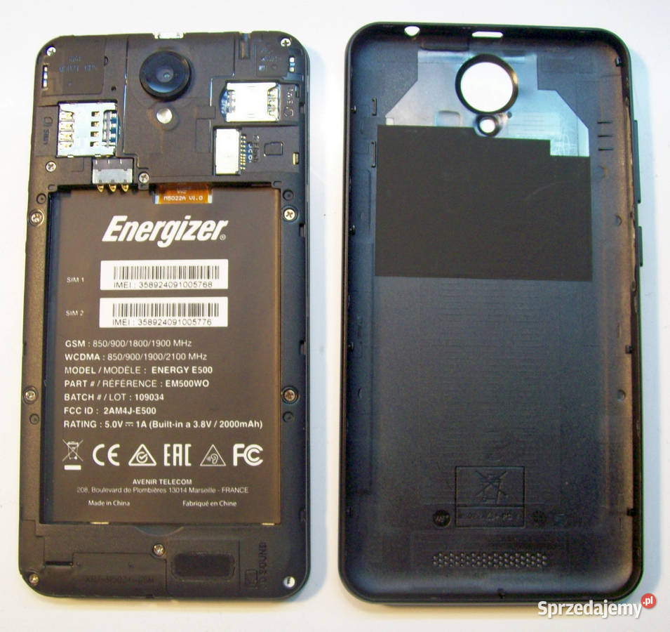 Smartfon Energizer Energy E500 5 1gb8gb Dual Sim Malanów sprzedam