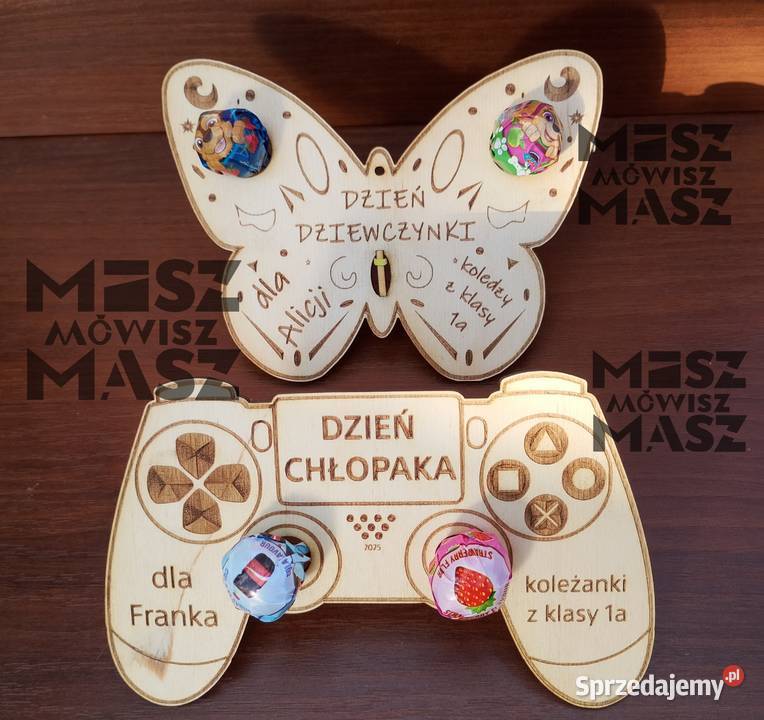 Game pad z lizakami na dzień chłopaka plus Rękodzieło Racot sprzedam