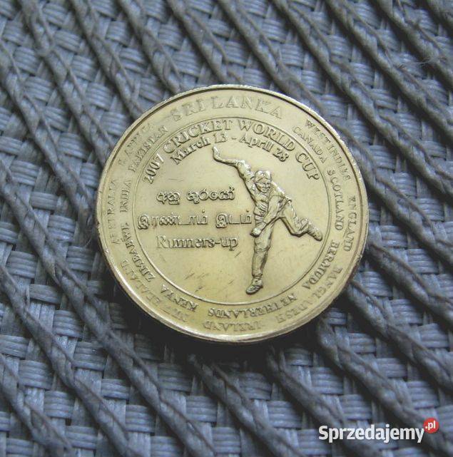 Sri Lanka 5 Rupi 2007r Mistrzostwa Świata w Numizmatyka Kalisz