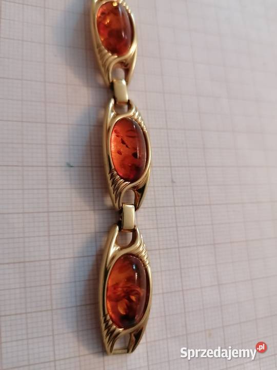 Bransoletka Bursztyn Vintage Americ