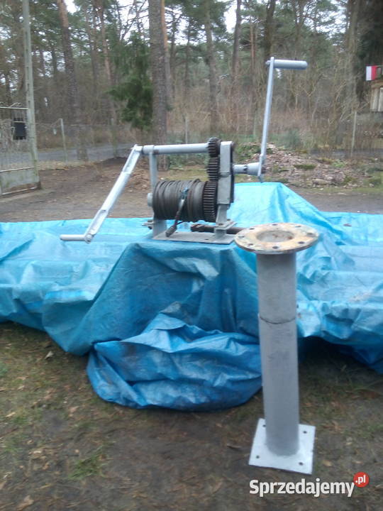 Wyciągarka ręczna do slipowania łodzi skutera