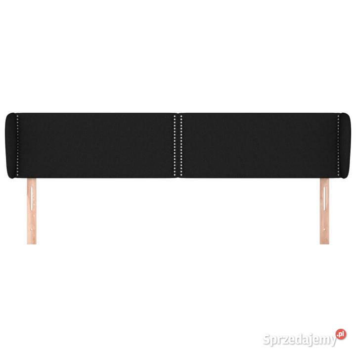 Zagłówek uszak czarny 203x23x7888 tkanina sprzedam