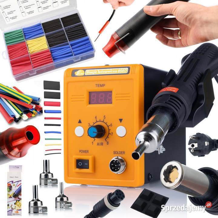 Stacja Lutownicza HotAir Rosfix 858D Mini małopolskie Ludźmierz sprzedam