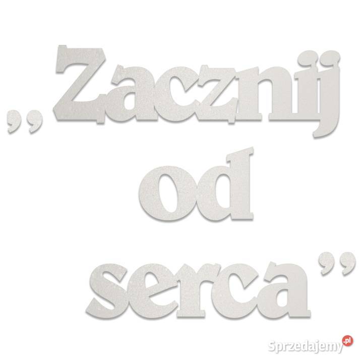 WIELKI POST napis dekoracyjny 3D Zacznij serca Wyposażenie wnętrz Dębna sprzedam