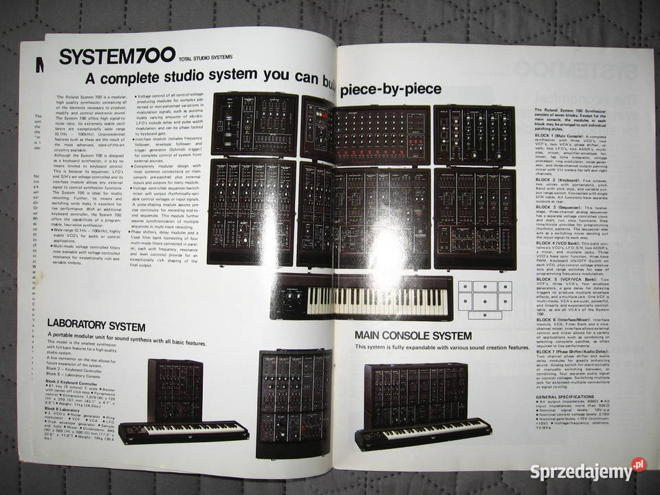 Roland syntezatory SH7 SH5 SH2000 GR500 System pomorskie Kępice