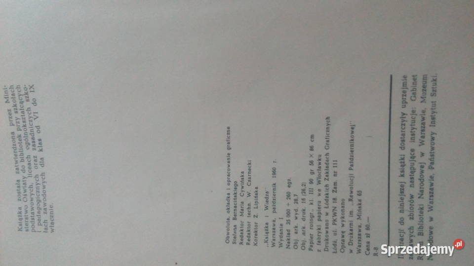 Anna Klubówna KRAJOBRAZ Z TĘCZĄ 1960 Wydanie Świdnik sprzedam