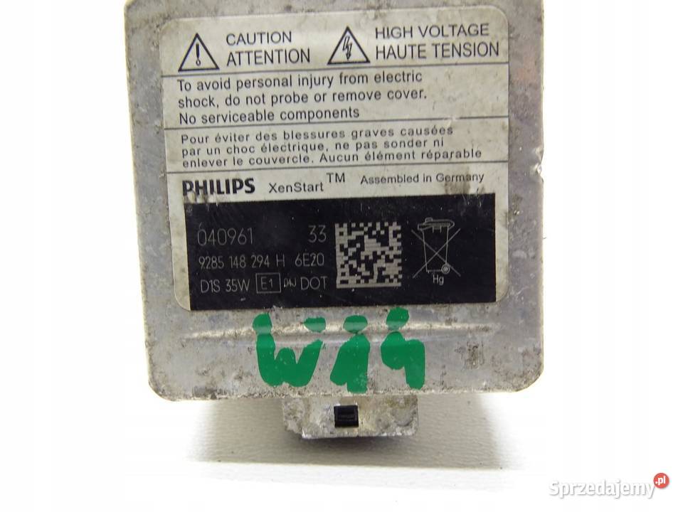 ŻARNIK ŻARÓWKA XENON D1S 35W PHILIPS 9285148294H osobowe małopolskie