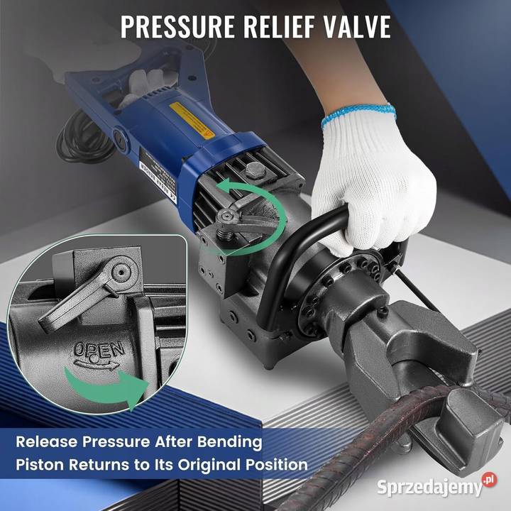 Giętarka Do Prętów 900W Hydrauliczna elektryczna Myszyniec sprzedam