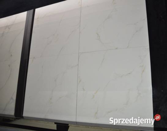 Gres polerowany BIAŁY MARMUR 60x60 CALACATTA gI Łask